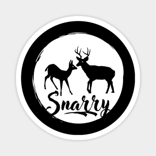 Snarry, stag and doe design Magnet